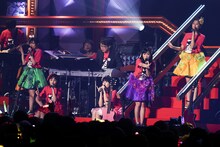 ももいろクローバーZ「第一回ゆく桃くる桃『笑顔ある未来』」の様子。（Photo by HAJIME KAMIIISAKA）