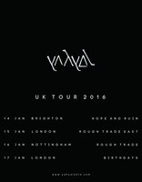 「yahyel UK TOUR 2016」フライヤー