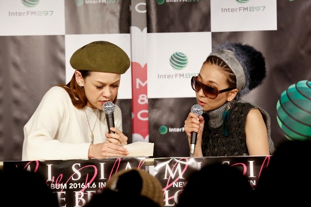 InterFM897「MISIA『LOVE BEBOP』Special」公開収録の様子。