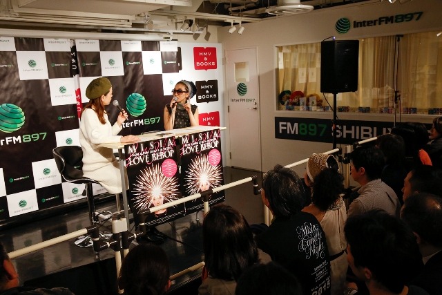 InterFM897「MISIA『LOVE BEBOP』Special」公開収録の様子。