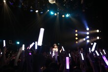 綾野ましろ「Mashirontier presents 綾野ましろ 1st Anniversary One-man Live 2015～lycoris～」の様子。（写真提供：アリオラジャパン）