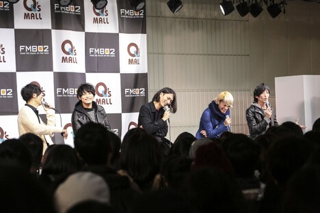 「ROCK KIDS 802 -OCHIKEN Goes On!!-」公開収録に登場したTHE ORAL CIGARETTES。（写真提供：FM802）