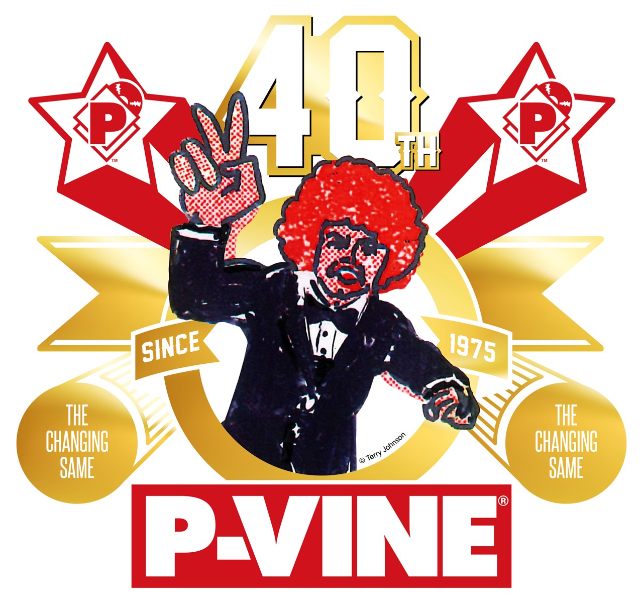 P-VINE40周年ロゴ