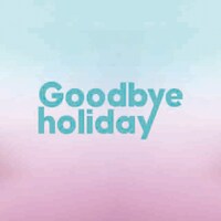 Goodbye holiday ロゴ