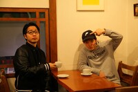 左からPUNPEE（PSG）、高城晶平（cero）。