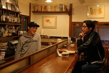 左から高城晶平（cero）、PUNPEE（PSG）。