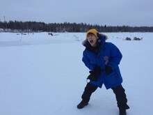 カナダで叫ぶユースケ。