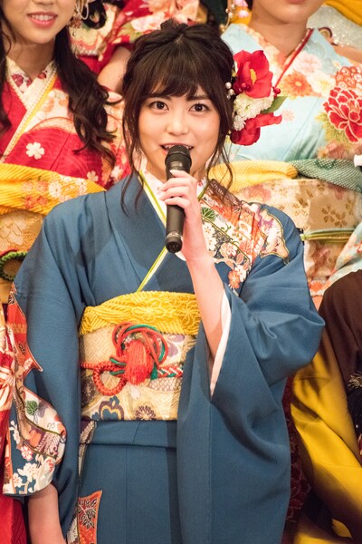 1月11日に東京・神田明神にて行われた成人式での前田亜美。