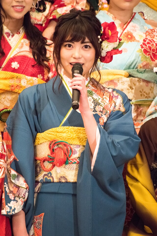 1月11日に東京・神田明神にて行われた成人式での前田亜美。