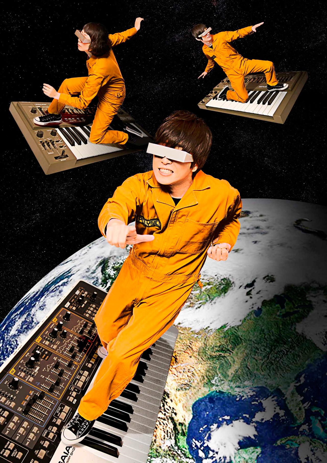 POLYSICS。左上がフミ。