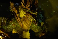 「モンスターハンター・ザ・リアル 2」に登場するジンオウガ。