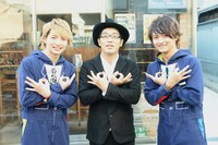 左からRYUJI、鈴木拓、To-i。