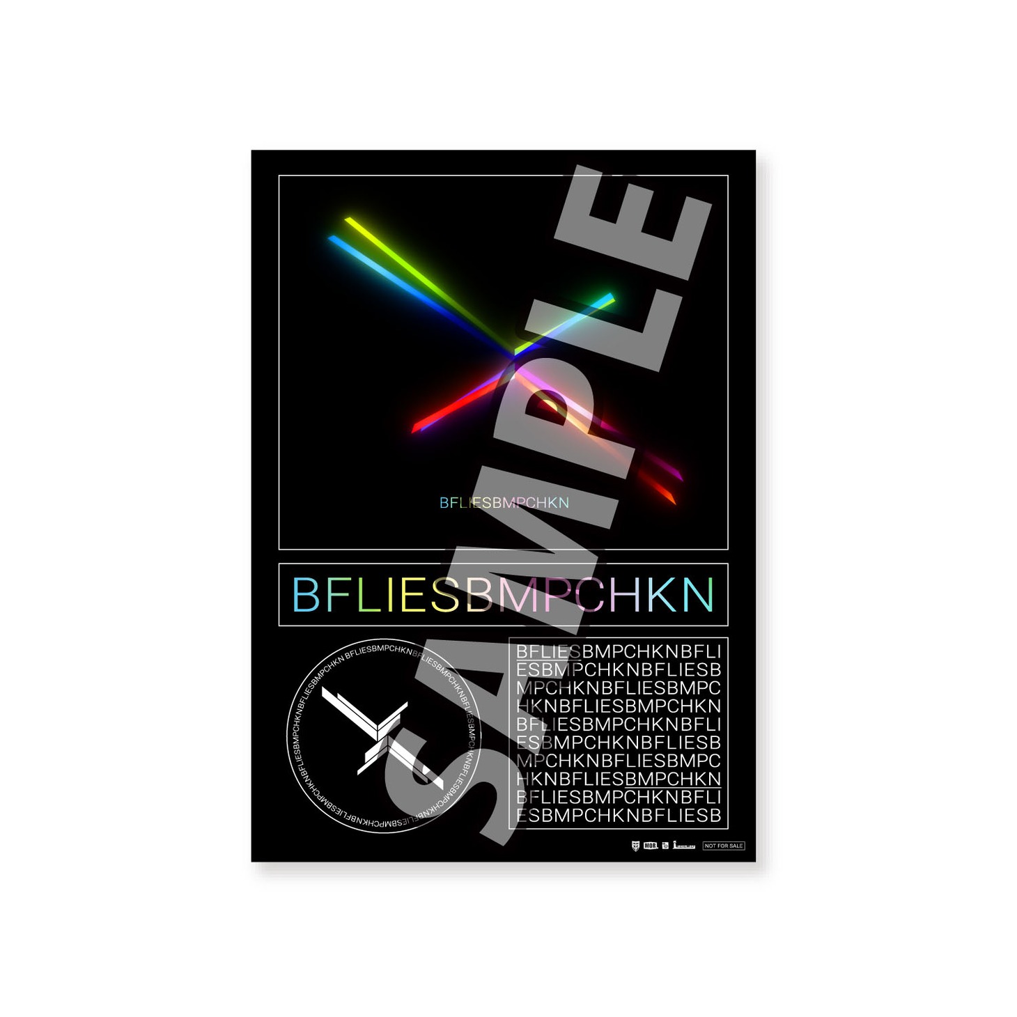 BUMP OF CHICKEN「Butterflies」全国CDショップ＆オンラインショップ購入者特典のステッカーシートのデザイン。