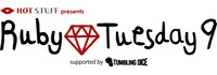 「HOT STUFF presents Ruby Tuesday 9 supported by TUMBLING DICE」ロゴ