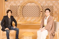 左より稲葉浩志、立川談春。