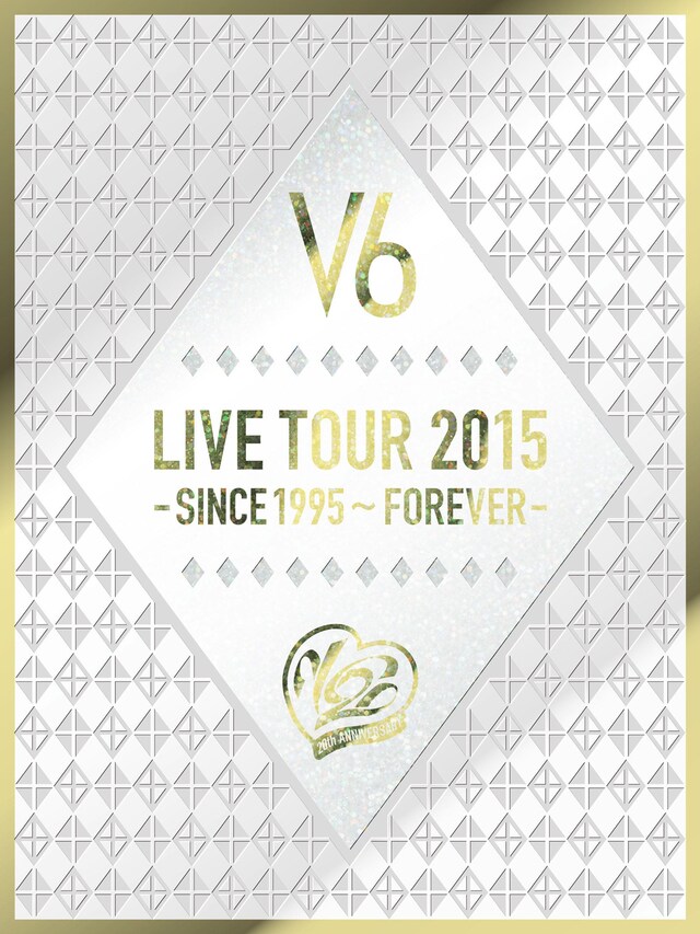 V6「V6 LIVE TOUR 2015 -SINCE 1995～FOREVER-」初回限定A盤ジャケット