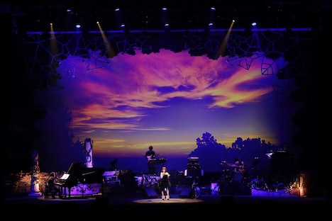 柴田淳「Jun Shibata 15th Anniversary Special Moon night Miracle party」の様子。（撮影：宮家和也）