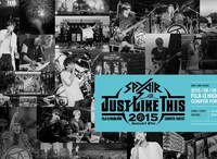 1月13日にリリースされたライブDVD「JUST LIKE THIS 2015」初回限定盤ジャケット。