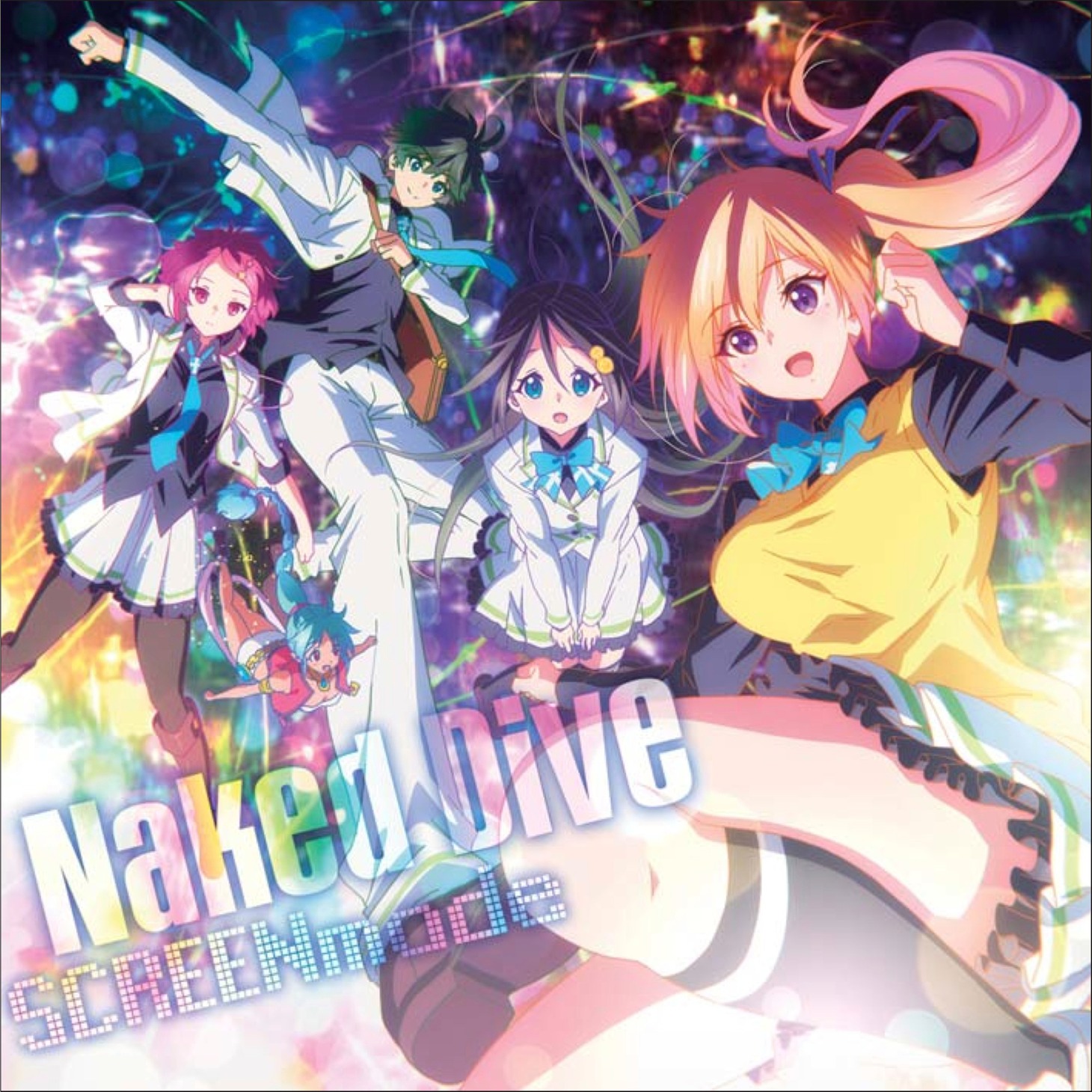 SCREEN mode「Naked Dive」アニメジャケット盤ジャケット
