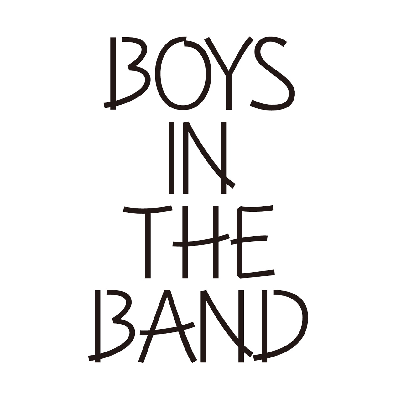 グッバイフジヤマ「BOYS IN THE BAND」ジャケット