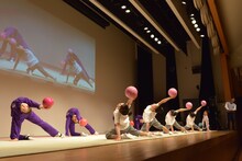 さくら学院「新体操の授業」2時限目の様子。