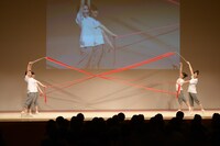 さくら学院「新体操の授業」1時限目の様子。