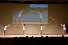 さくら学院「新体操の授業」3時限目の様子。