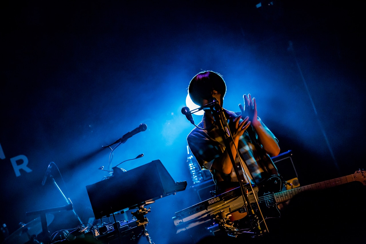 木幡太郎（G, Vo, Syn / avengers in sci-fi）（Photo by Takashi "TAKA" Konuma）
