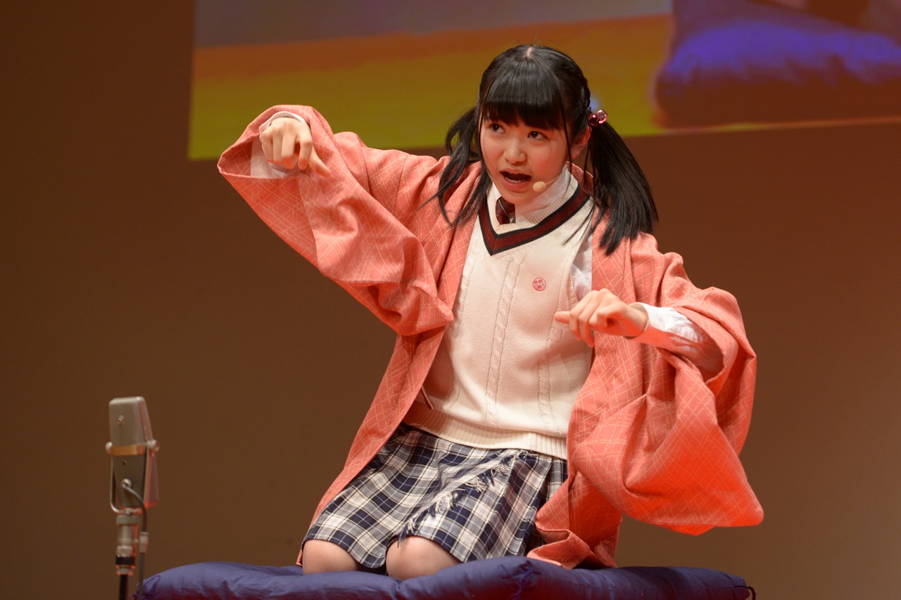 「ありょ！ありょ！」という独特の掛け声で会場の笑いをかっさらった大賀咲希。