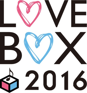 「musicるTV × BREAK OUT presents LOVE BOX 2016」ロゴ