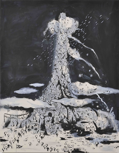 西島大介がMV用に描きおろしたイラスト。