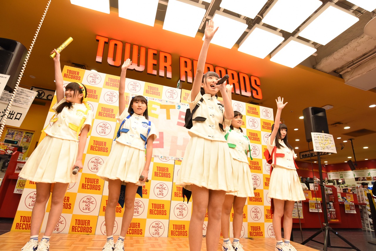 ぷちぱすぽ☆「Go Fight! Fly High!」リリース記念イベントの様子。