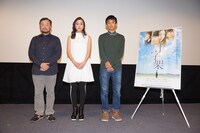 1月23日に行われた映画「十字架」の親子独占舞台挨拶付き完成披露試写会に登壇したlecca。 （写真提供：エイベックス・ミュージック・クリエイティヴ）