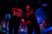 HER NAME IN BLOODのライブの様子。（Photo by Shumpei Kato）