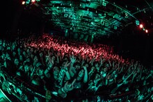 NOCTURNAL BLOODLUSTのライブの様子。（Photo by Shumpei Kato）