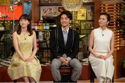 左から花總まり、井上芳雄、安蘭けい。 (c)テレビ朝日