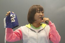 しずちゃん（南海キャンディーズ）（写真提供：ロッテPR事務局）