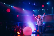 「SPACE SHOWER TV "LIVE with YOU" ～加藤ミリヤ～」公開収録の様子。（Photo by Cherry chill will）