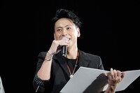 MC中の山下健二郎（三代目 J Soul Brothers from EXILE TRIBE）。（写真提供：ニッポン放送）