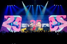 「電気グルーヴ25周年記念ツアー“塗糞祭”」のワンシーン。