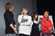「薄桜鬼 SSL ～sweet school life～ THE MOVIE」完成披露イベントの様子。