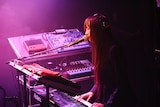 Kanako(Syn / The Flickersサポート、ORGALOUNGE)(Photo by MASANORI FUJIKAWA)