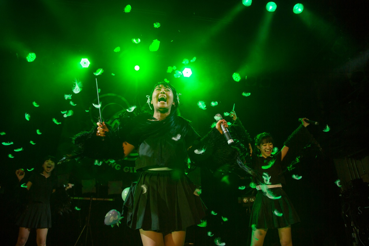 BELLRING少女ハート「もえち卒業ライブvol.3」の様子。（撮影：林晋介）