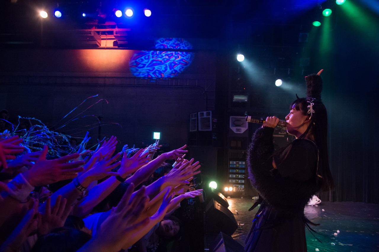 BELLRING少女ハート「もえち卒業ライブvol.3」の様子。（撮影：林晋介）