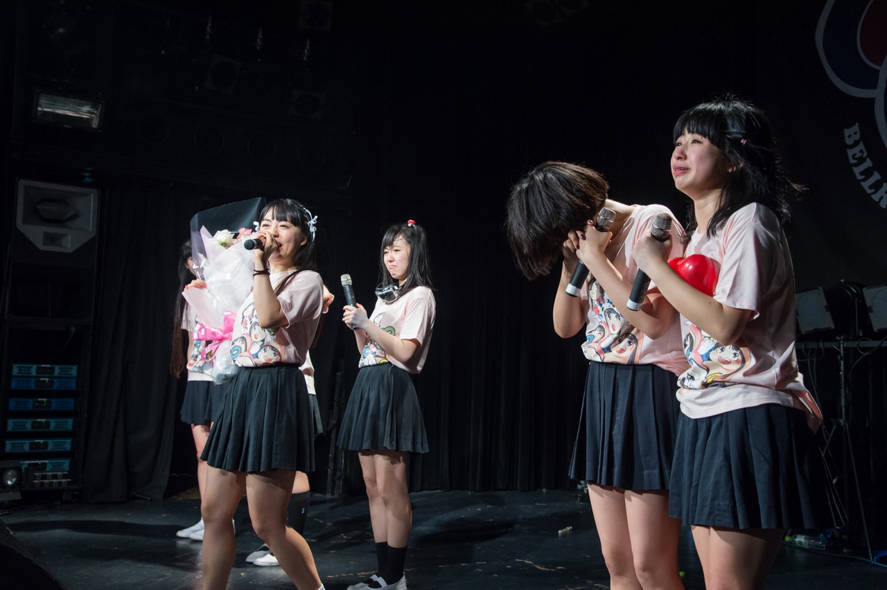 BELLRING少女ハート「もえち卒業ライブvol.3」の様子。（撮影：林晋介）