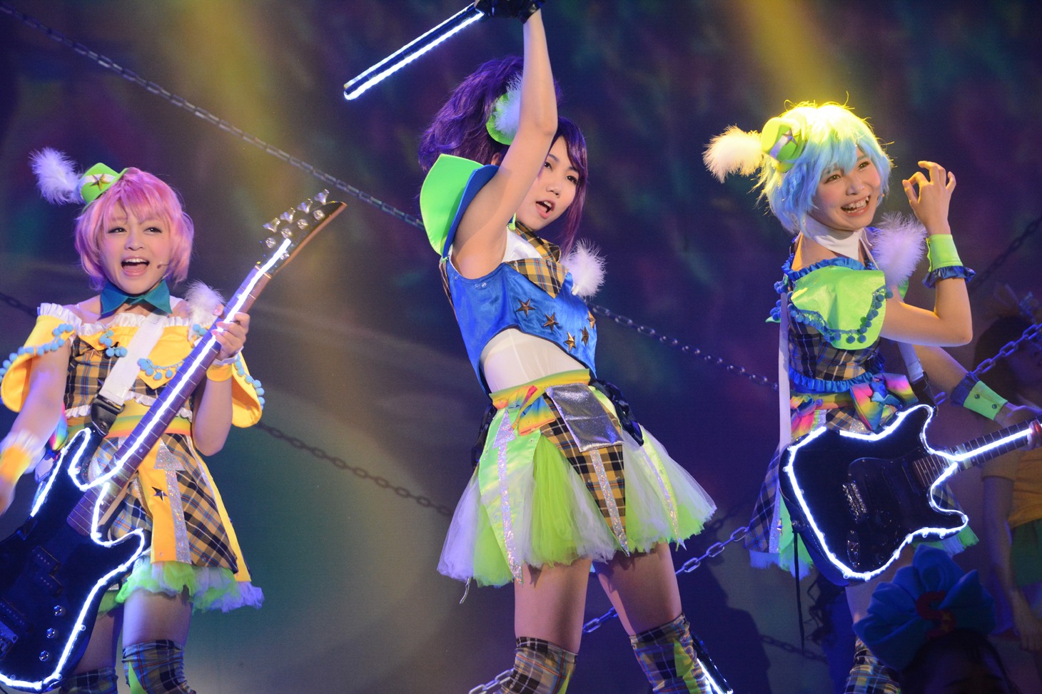 「ライブミュージカル『プリパラ』み～んなにとどけ！プリズム☆ボイス」ゲネプロの様子。