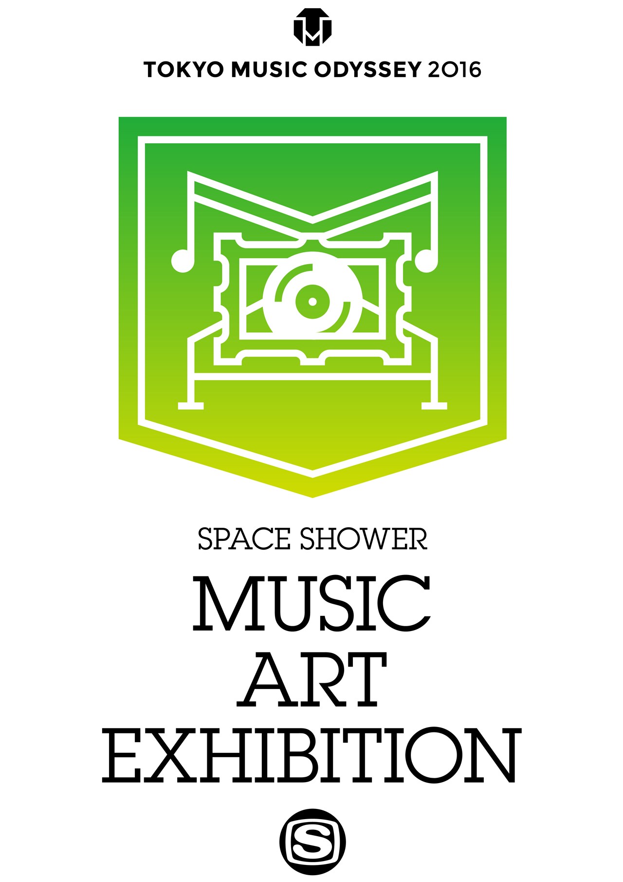 「SPACE SHOWER MUSIC ART EXHIBITION」ロゴ