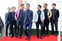 人気画像8位は「三代目JSB映画完成『皆さんだから観てほしい』」より、レッドカーペットを歩く三代目 J Soul Brothers from EXILE TRIBE。