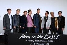 保母浩章監督と三代目 J Soul Brothers from EXILE TRIBE。
