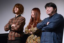 GLIM SPANKYと福山功起監督。